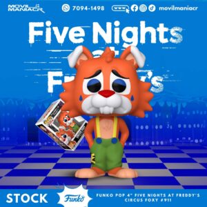Funko Pop Five Nights at Freddy's Circus Foxy #911 - (Stock) ¡Disponible Ahora!