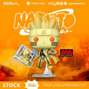 Funko Pop Naruto Shippuden Naruto Exclusivo #1465 - (Stock) ¡Disponible Ahora!