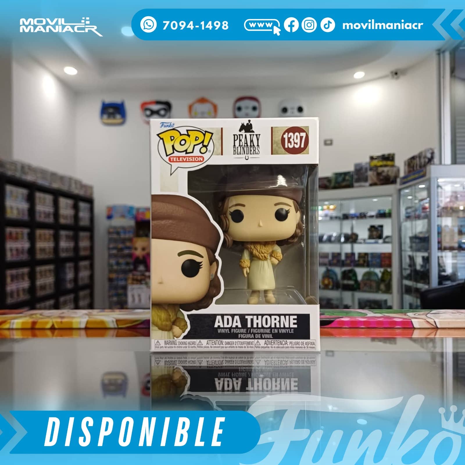 Funko Pop Peaky Blinders Ada Thorne #1397 - (Stock) ¡Disponible Ahora! 2 Funko Pop Peaky Blinders Ada Thorne #1397 - (Stock) ¡Disponible Ahora! - Imagen 2