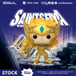 Funko Pop Saint Seiya Knights of the Zodiac Aquarius Hyoga #1425 - (Stock) ¡Disponible Ahora!