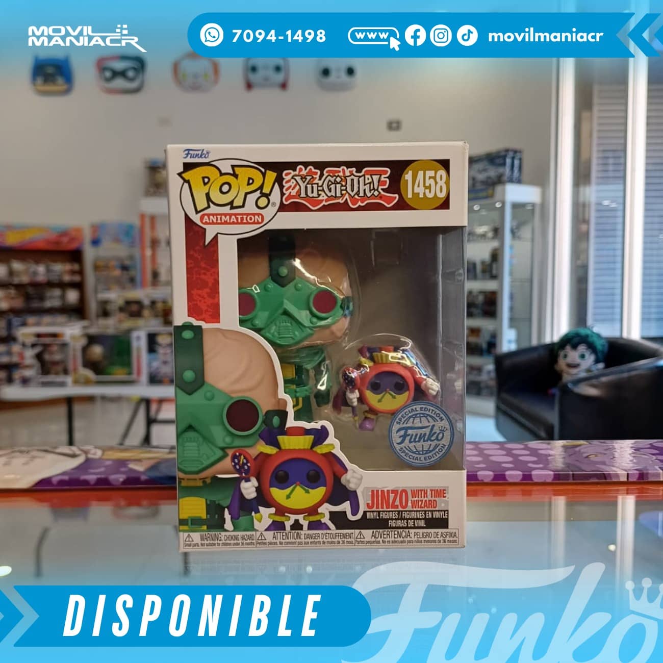 Funko Pop Yu-Gi-Oh! Jinzo with Time Wizard Special Edition #1458 - (Stock) ¡Disponible Ahora! 2 Funko Pop Yu-Gi-Oh! Jinzo with Time Wizard Special Edition #1458 - (Stock) ¡Disponible Ahora!