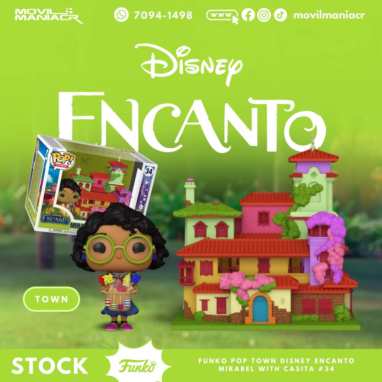 Funko Pop Encanto Mirabel with Casita #34 - Town (Stock) ¡Disponible Ahora! 1 Funko Pop Encanto Mirabel with Casita #34 - Town (Stock) ¡Disponible Ahora!