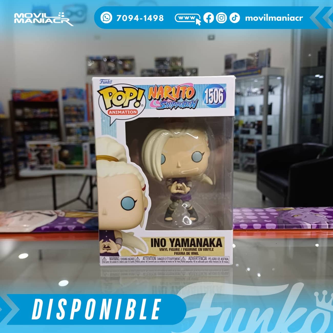 Funko Pop Naruto Shippuden Ino Yamanaka #1506 - (Stock) ¡Disponible Ahora! 2 Funko Pop Naruto Shippuden Ino Yamanaka #1506 - (Stock) ¡Disponible Ahora! - Imagen 2