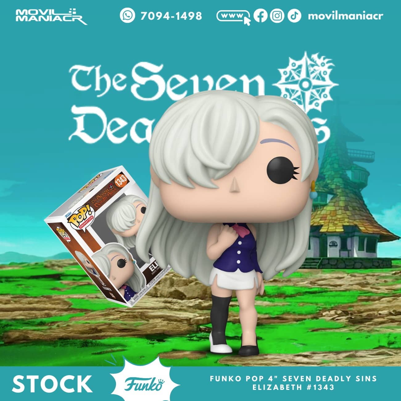 Funko Pop Seven Deadly Sins Elizabeth #1343 - (Stock) ¡Disponible Ahora! 1 Funko Pop Seven Deadly Sins Elizabeth #1343 - (Stock) ¡Disponible Ahora!