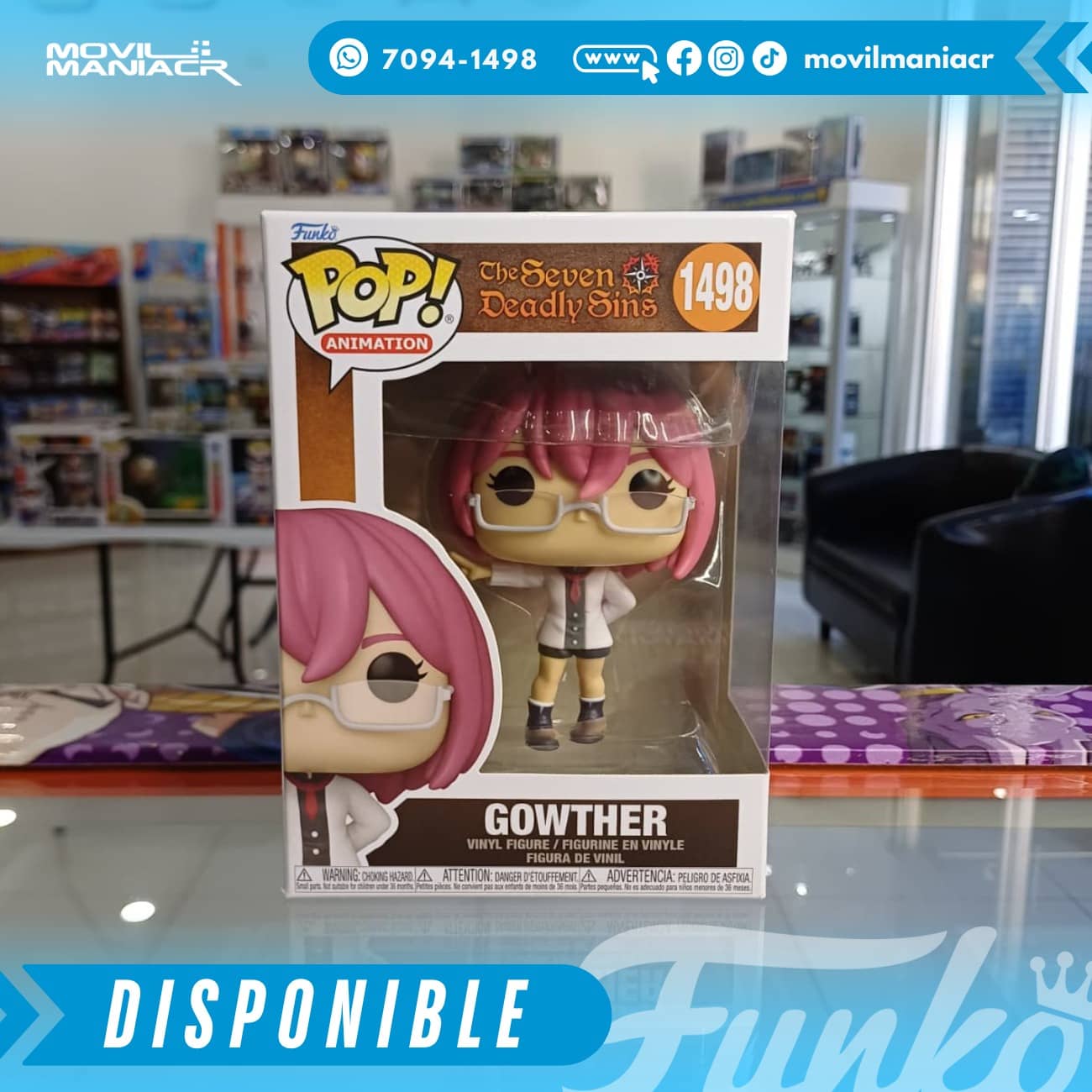 Funko Pop Seven Deadly Sins Gowther #1498 - (Stock) ¡Disponible Ahora! 2 Funko Pop Seven Deadly Sins Gowther #1498 - (Stock) ¡Disponible Ahora!