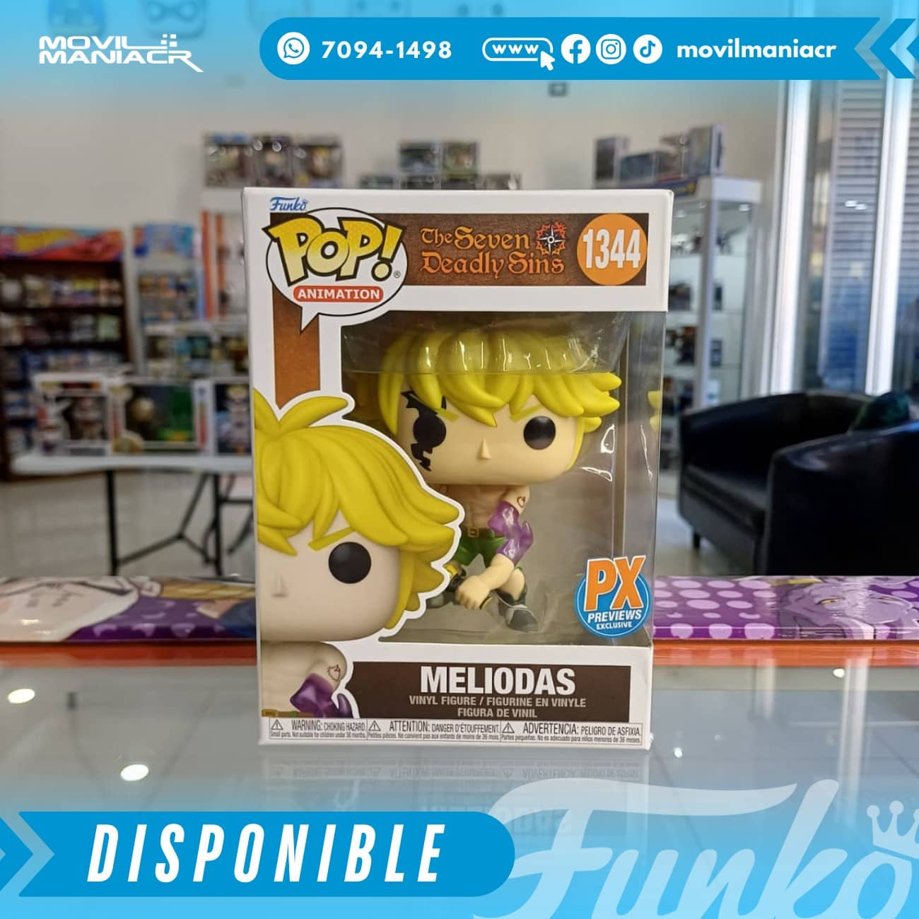 Funko Pop Seven Deadly Sins Meliodas Exclusivo #1344 - (Stock) ¡Disponible Ahora! 2 Funko Pop Seven Deadly Sins Meliodas Exclusivo #1344 - (Stock) ¡Disponible Ahora! - Imagen 2