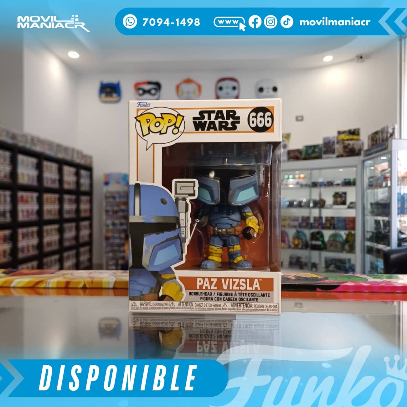 Funko Pop Star Wars The Mandalorian Paz Vizsla #666 - (Stock) ¡Disponible Ahora! 2 Funko Pop Star Wars The Mandalorian Paz Vizsla #666 - (Stock) ¡Disponible Ahora! - Imagen 2