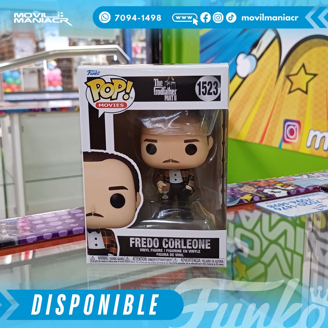 Funko Pop The Godfather Part II Fredo Corleone #1523 2 Funko Pop The Godfather Part II Fredo Corleone #1523 - Imagen 2