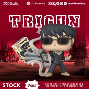 Funko Pop Trigun Nicholas D. Wolfwood #1559 - (Stock) ¡Disponible Ahora!