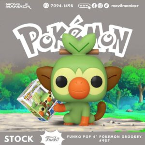 Funko Pop Pokémon Grookey #957 - (Stock) ¡Disponible Ahora!