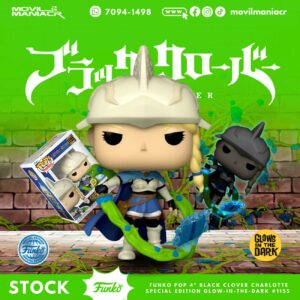 Funko Pop Black Clover Charlotte GITD Special Edition #1155