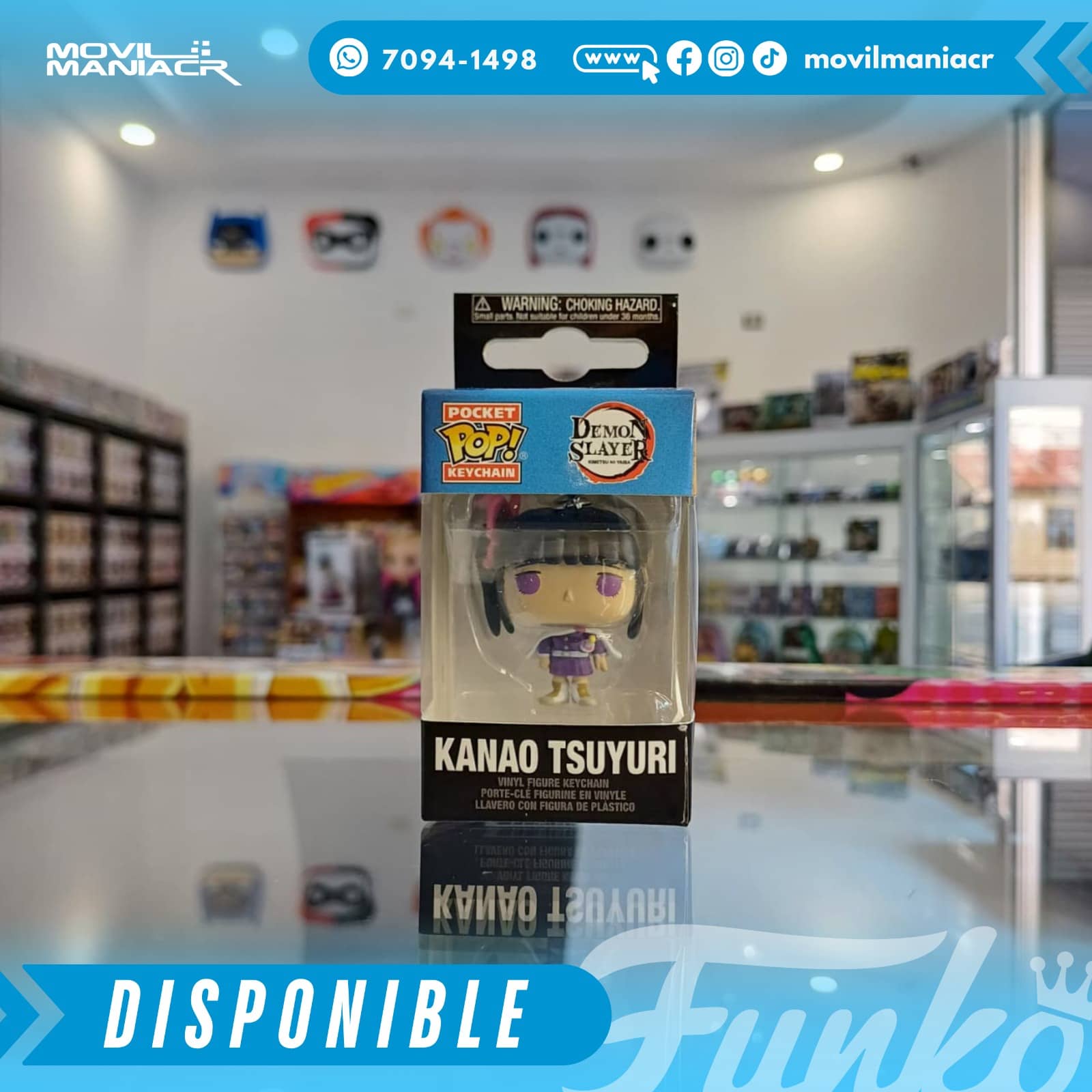 Funko Pop Demon Slayer Kanao Tsuyuri - Llavero (Stock) ¡Disponible Ahora! 2 Funko Pop Demon Slayer Kanao Tsuyuri - Llavero (Stock) ¡Disponible Ahora!