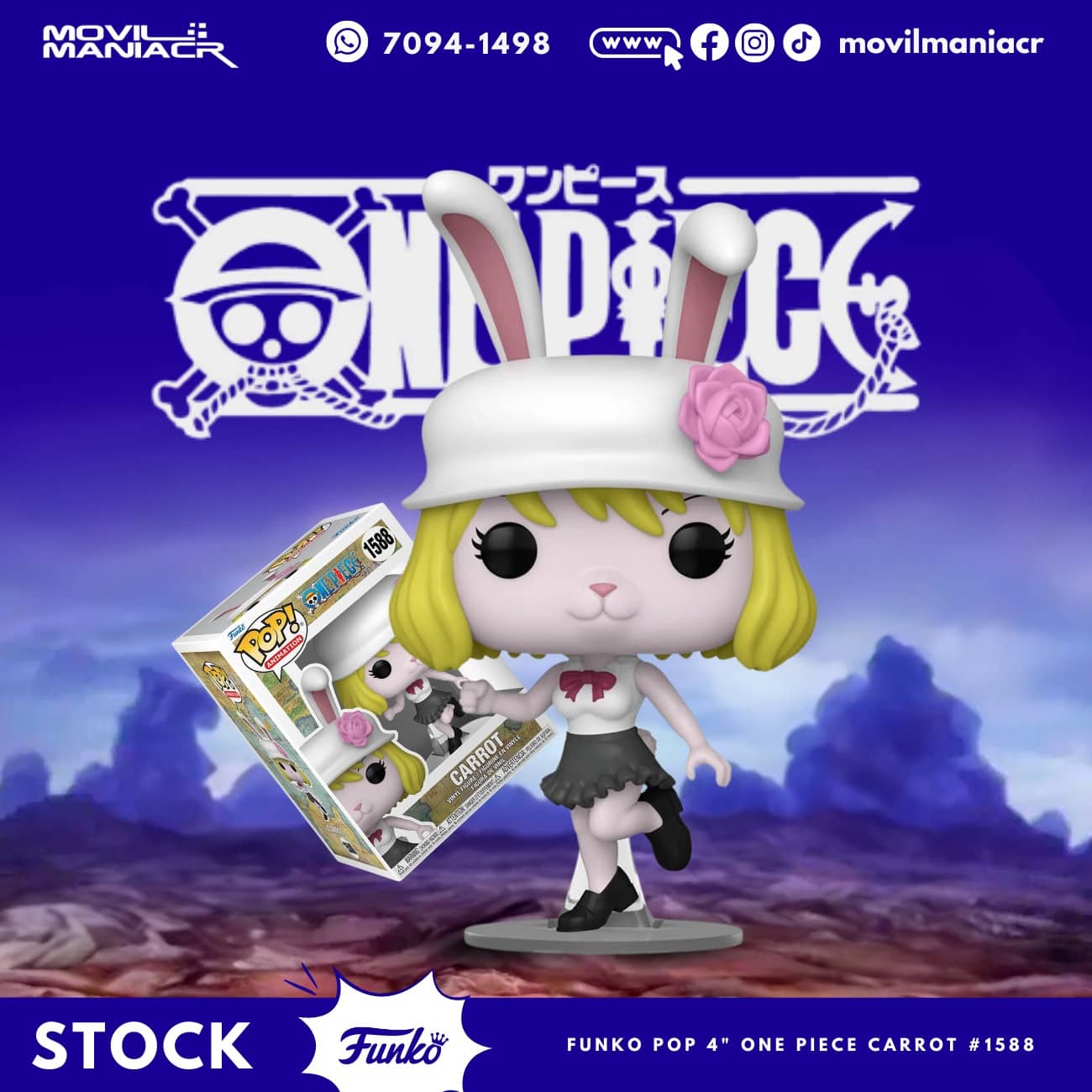 Funko Pop One Piece Carrot #1588 - (Stock) ¡Disponible Ahora! 1 Funko Pop One Piece Carrot #1588 - (Stock) ¡Disponible Ahora!