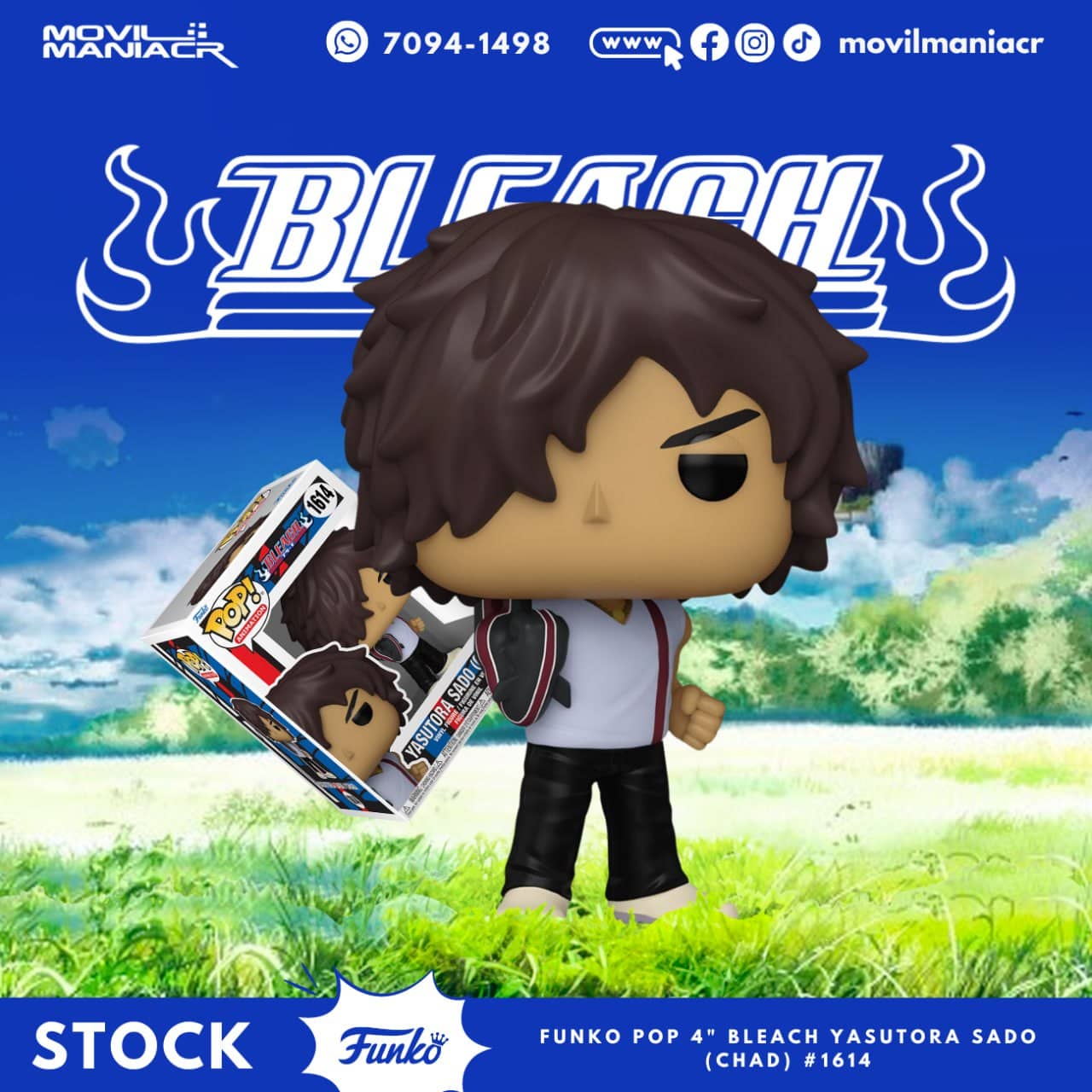 Funko Pop Bleach Yasutora Sado (Chad) #1614 - (Stock) ¡Disponible Ahora! 1 Funko Pop Bleach Yasutora Sado (Chad) #1614 - (Stock) ¡Disponible Ahora!
