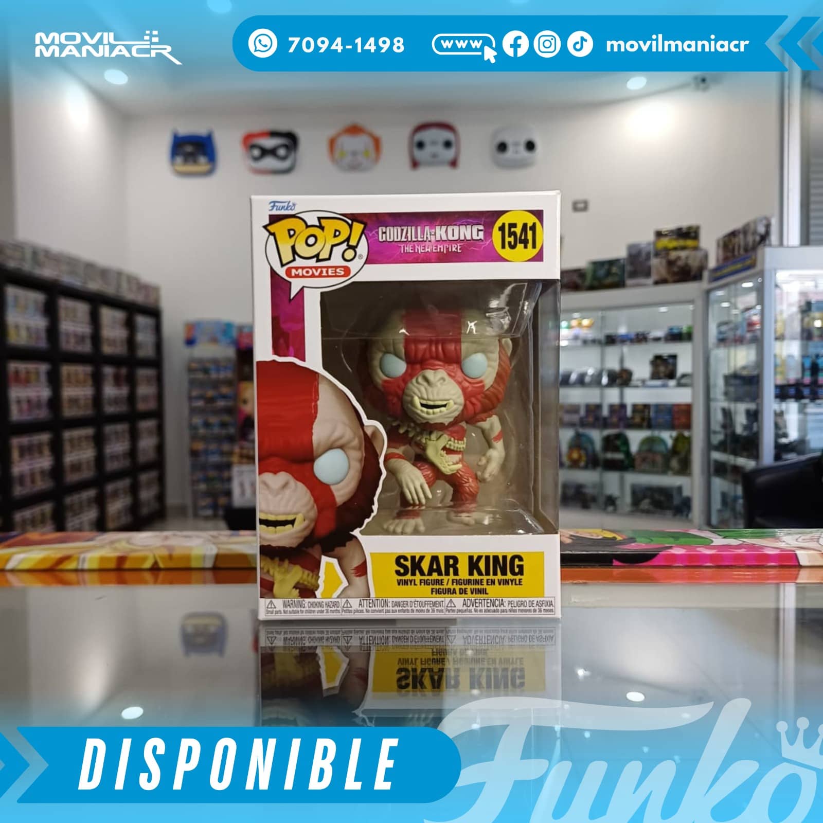 Funko Pop Godzilla x Kong The New Empire Skar King #1541 - (Stock) ¡Disponible Ahora! 2 Funko Pop Godzilla x Kong The New Empire Skar King #1541 - (Stock) ¡Disponible Ahora! - Imagen 2
