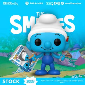 Funko Pop The Smurfs Classic Handy Smurf #1519 - (Stock) ¡Disponible Ahora!