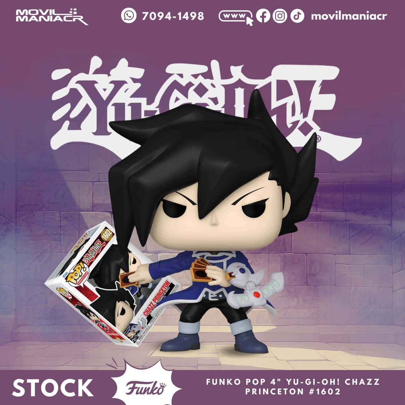 Funko Pop Yu-Gi-Oh! Chazz Princeton #1602 - (Stock) ¡Disponible Ahora! 1 Funko Pop Yu-Gi-Oh! Chazz Princeton #1602 - (Stock) ¡Disponible Ahora!