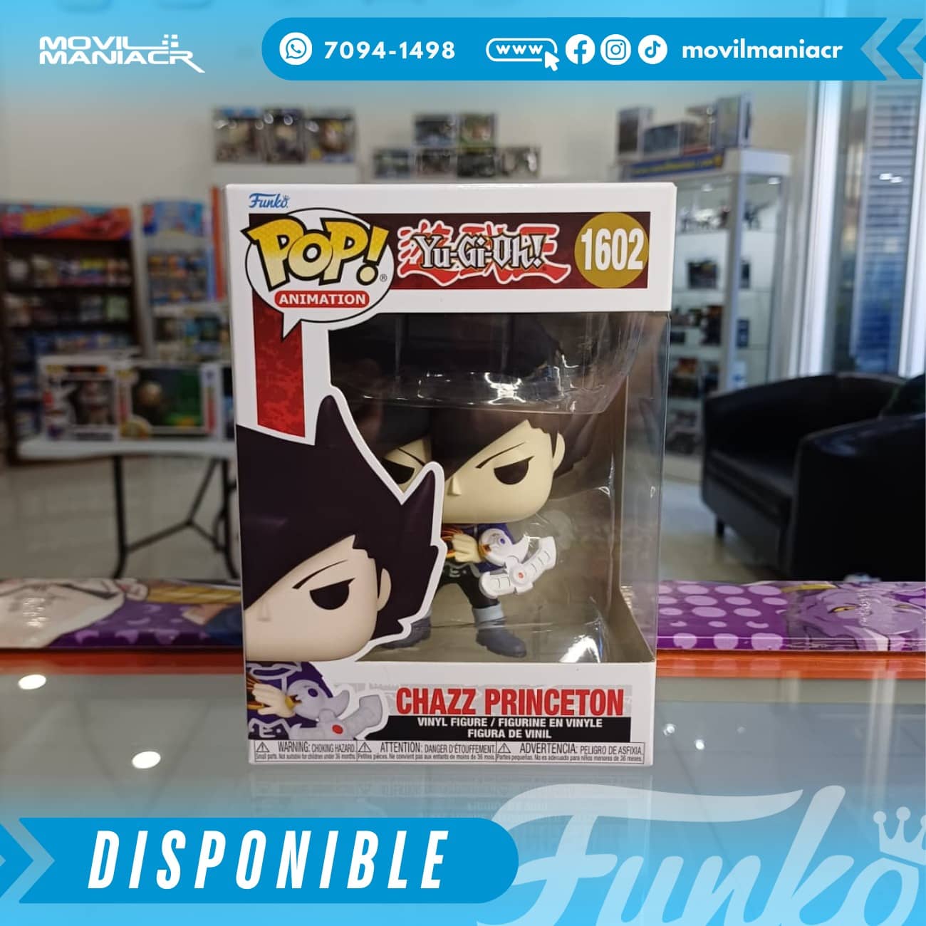 Funko Pop Yu-Gi-Oh! Chazz Princeton #1602 - (Stock) ¡Disponible Ahora! 2 Funko Pop Yu-Gi-Oh! Chazz Princeton #1602 - (Stock) ¡Disponible Ahora!
