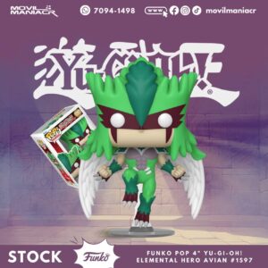 Funko Pop Yu-Gi-Oh! Elemental Hero Avian #1597 - (Stock) ¡Disponible Ahora!