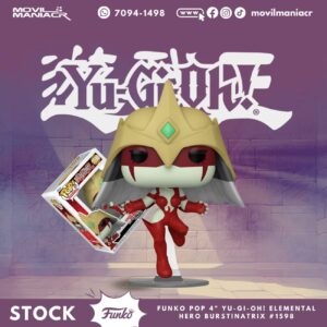 Funko Pop Yu-Gi-Oh! Elemental Hero Burstinatrix #1598 - (Stock) ¡Disponible Ahora!