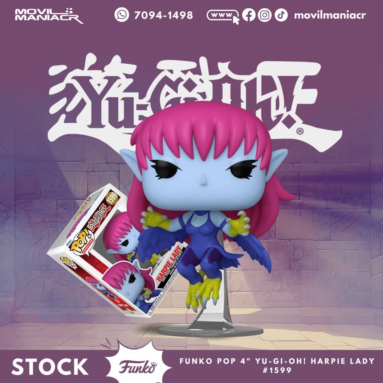Funko Pop Yu-Gi-Oh! Harpie Lady #1599 - (Stock) ¡Disponible Ahora! 1 Funko Pop Yu-Gi-Oh! Harpie Lady #1599 - (Stock) ¡Disponible Ahora!