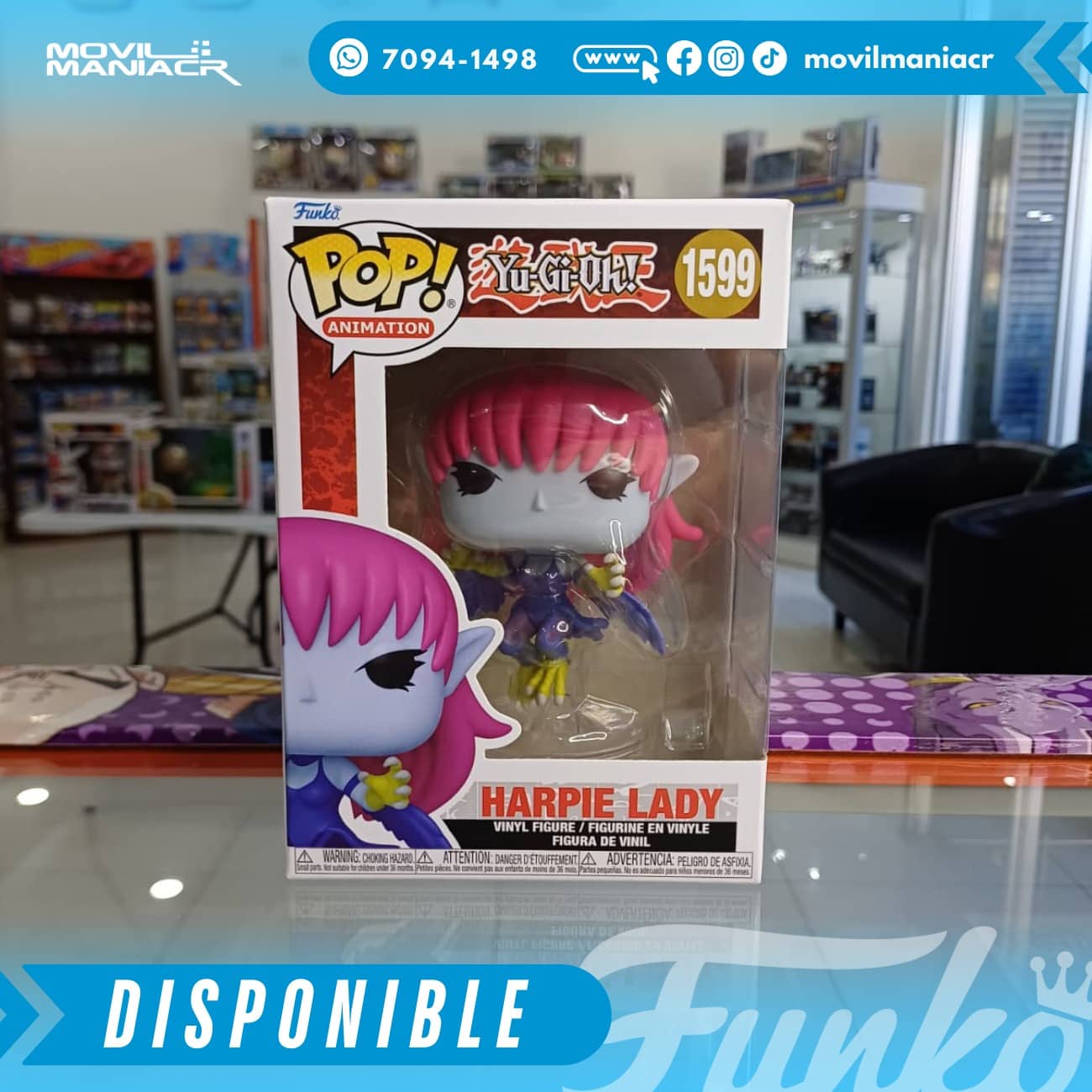 Funko Pop Yu-Gi-Oh! Harpie Lady #1599 - (Stock) ¡Disponible Ahora! 2 Funko Pop Yu-Gi-Oh! Harpie Lady #1599 - (Stock) ¡Disponible Ahora! - Imagen 2