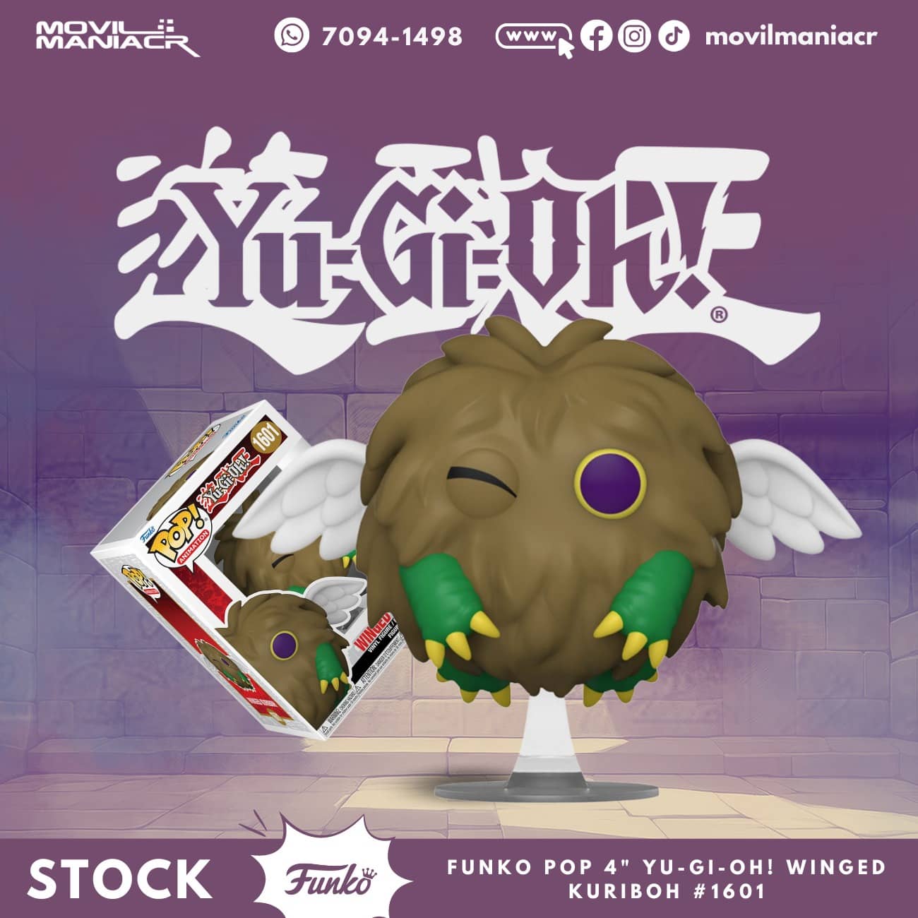 Funko Pop Yu-Gi-Oh! Winged Kuriboh #1601 - (Stock) ¡Disponible Ahora! 1 Funko Pop Yu-Gi-Oh! Winged Kuriboh #1601 - (Stock) ¡Disponible Ahora!