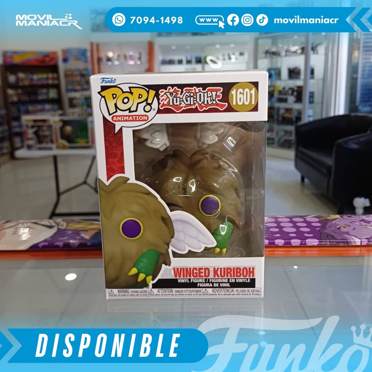 Funko Pop Yu-Gi-Oh! Winged Kuriboh #1601 - (Stock) ¡Disponible Ahora! 2 Funko Pop Yu-Gi-Oh! Winged Kuriboh #1601 - (Stock) ¡Disponible Ahora!