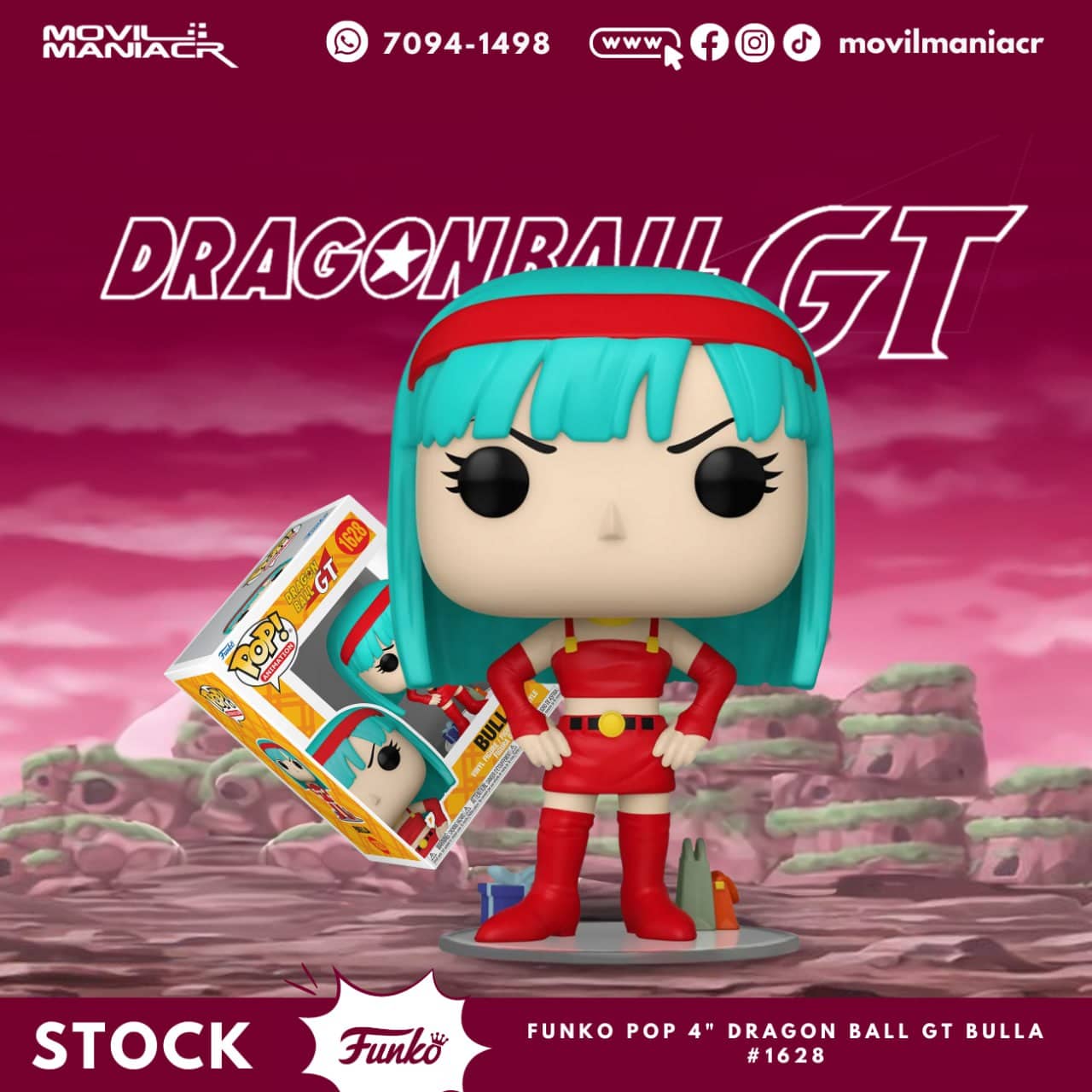 Funko Pop Dragon Ball GT Bulla #1628 - (Stock) ¡Disponible Ahora! 1 Funko Pop Dragon Ball GT Bulla #1628 - (Stock) ¡Disponible Ahora!
