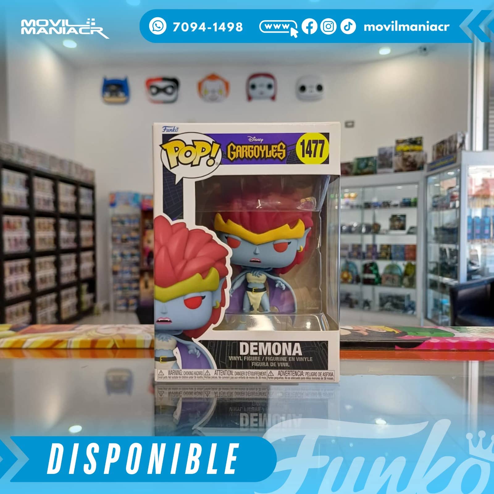 Funko Pop Gargoyles Demona (Angry) #1477 - (Stock) ¡Disponible Ahora! 2 Funko Pop Gargoyles Demona (Angry) #1477 - (Stock) ¡Disponible Ahora! - Imagen 2