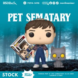 Funko Pop Pet Sematary Ellie and Church #1584