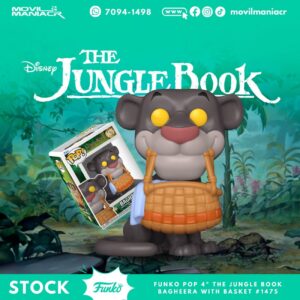 Funko Pop The Jungle Book Bagheera with Basket #1475 - (Stock) ¡Disponible Ahora!
