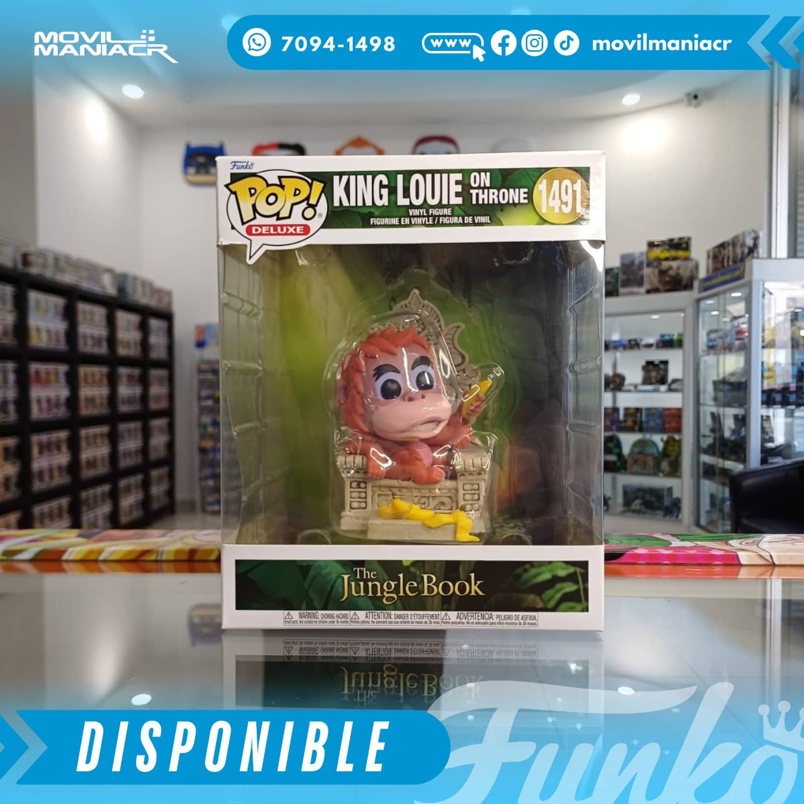 Funko Pop The Jungle Book King Louie #1491 - Deluxe (Stock) ¡Disponible Ahora! 2 Funko Pop The Jungle Book King Louie #1491 - Deluxe (Stock) ¡Disponible Ahora! - Imagen 2