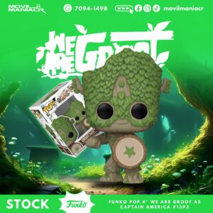 Funko Pop We Are Groot as Captain America #1392