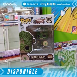 Funko Pop We Are Groot as Captain America 1392