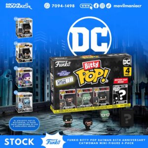 4-Pack Bitty Pop Batman 85th Anniversary Catwoman - (Stock) ¡Disponible Ahora!