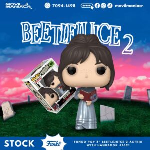 Funko Pop Beetlejuice 2 Astrid with Handbook #1691 - (Stock) ¡Disponible Ahora!