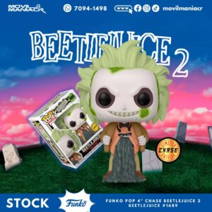 Funko Pop Beetlejuice 2 Beetlejuice CHASE #1689 - (Stock) ¡Disponible Ahora!