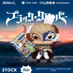 Funko Pop Black Clover William #1718 - (Stock) ¡Disponible Ahora!