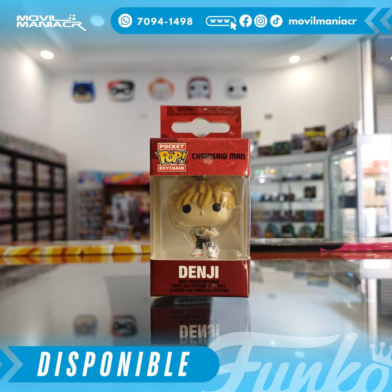 Funko Pop Chainsaw Man Denji - Llavero (Stock) ¡Disponible Ahora! 2 Funko Pop Chainsaw Man Denji - Llavero (Stock) ¡Disponible Ahora! - Imagen 2