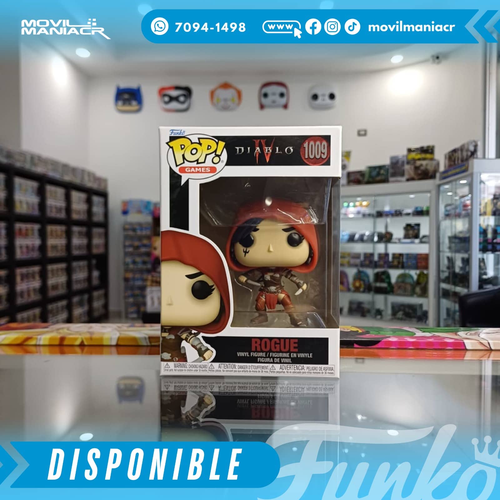 Funko Pop Diablo IV Rogue #1009 - (Stock) ¡Disponible Ahora! 2 Funko Pop Diablo IV Rogue #1009 - (Stock) ¡Disponible Ahora! - Imagen 2