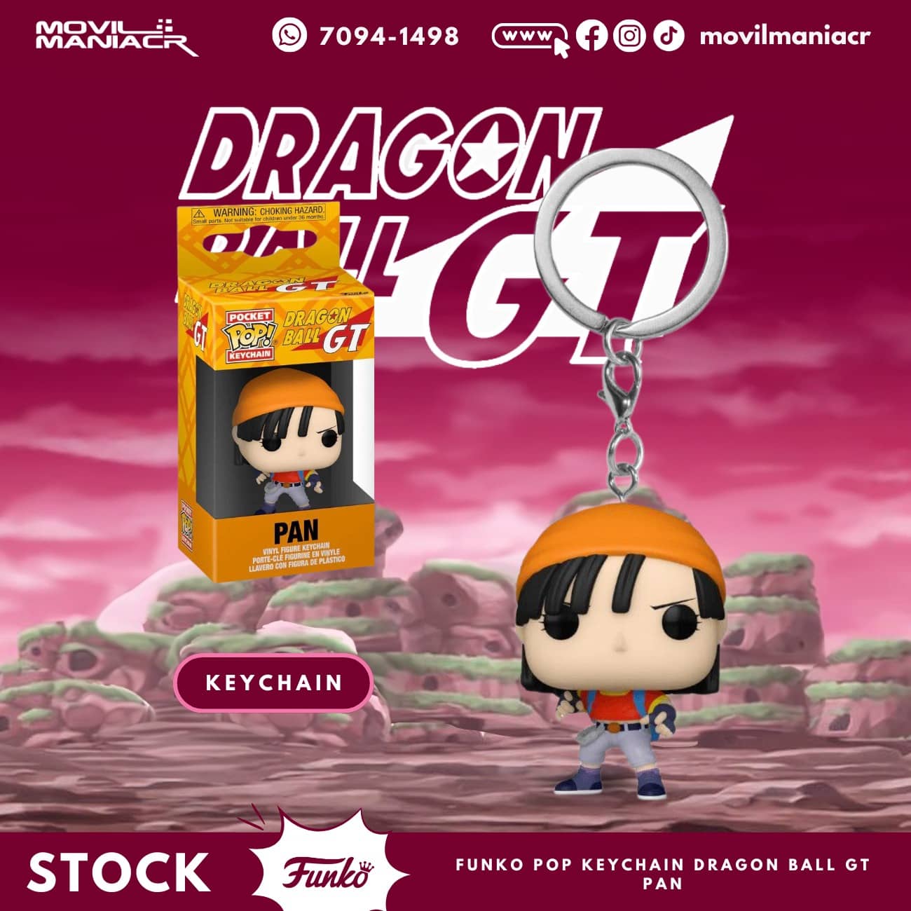 Funko Pop Dragon Ball GT Pan - Llavero (Stock) ¡Disponible Ahora! 1 Funko Pop Dragon Ball GT Pan - Llavero (Stock) ¡Disponible Ahora!