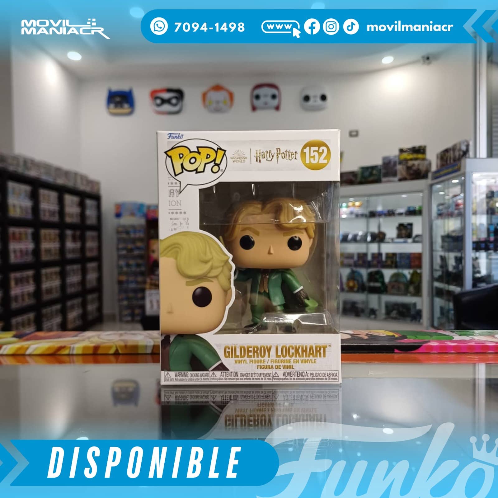 Funko Pop Harry Potter Chamber of Secrets Gilderoy Lockheart #152 - (Stock) ¡Disponible Ahora! 2 Funko Pop Harry Potter Chamber of Secrets Gilderoy Lockheart #152 - (Stock) ¡Disponible Ahora! - Imagen 2