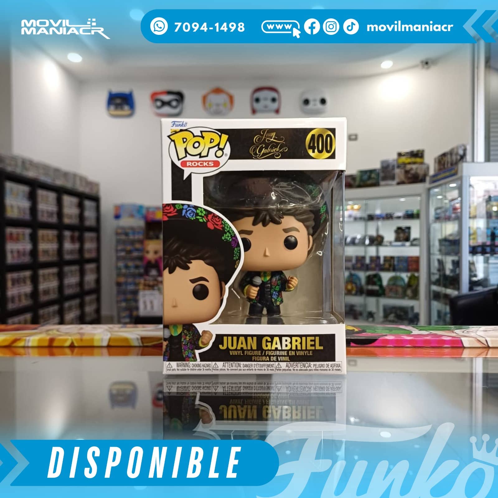 Funko Pop Juan Gabriel #400 - (Stock) ¡Disponible Ahora! 2 Funko Pop Juan Gabriel #400 - (Stock) ¡Disponible Ahora! - Imagen 2