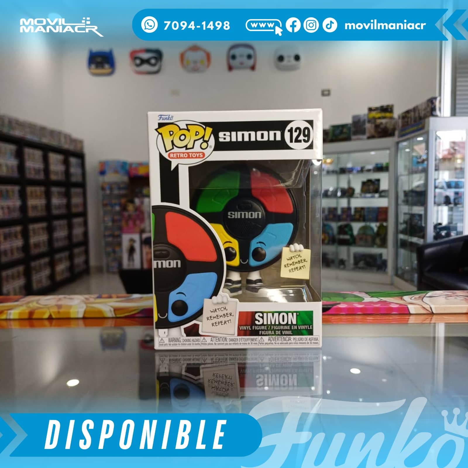 Funko Pop Simon #129 - (Stock) ¡Disponible Ahora! 2 Funko Pop Simon #129 - (Stock) ¡Disponible Ahora! - Imagen 2