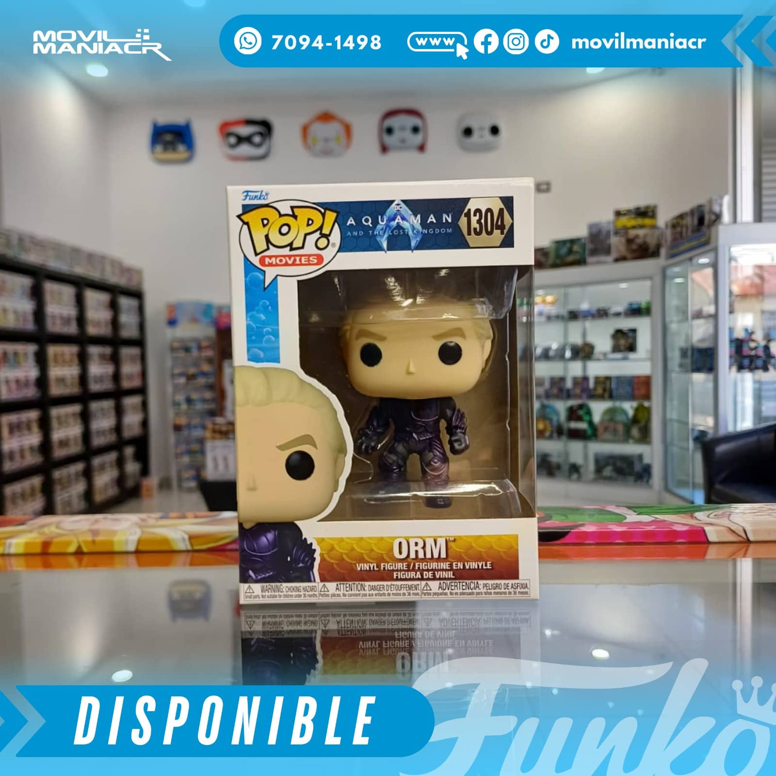 Funko Pop Aquaman and the Lost Kingdom Orm #1304 - (Stock) ¡Disponible Ahora! 2 Funko Pop Aquaman and the Lost Kingdom Orm #1304 - (Stock) ¡Disponible Ahora! - Imagen 2