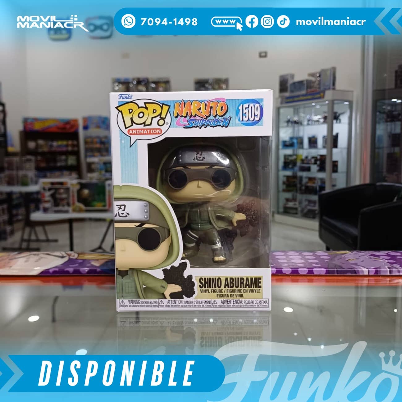 Funko Pop Naruto Shippuden Shino Aburame #1509 - (Stock) ¡Disponible Ahora! 2 Funko Pop Naruto Shippuden Shino Aburame #1509 - (Stock) ¡Disponible Ahora! - Imagen 2