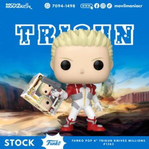 Funko Pop Trigun Knives Millions #1363 - (Stock) ¡Disponible Ahora!