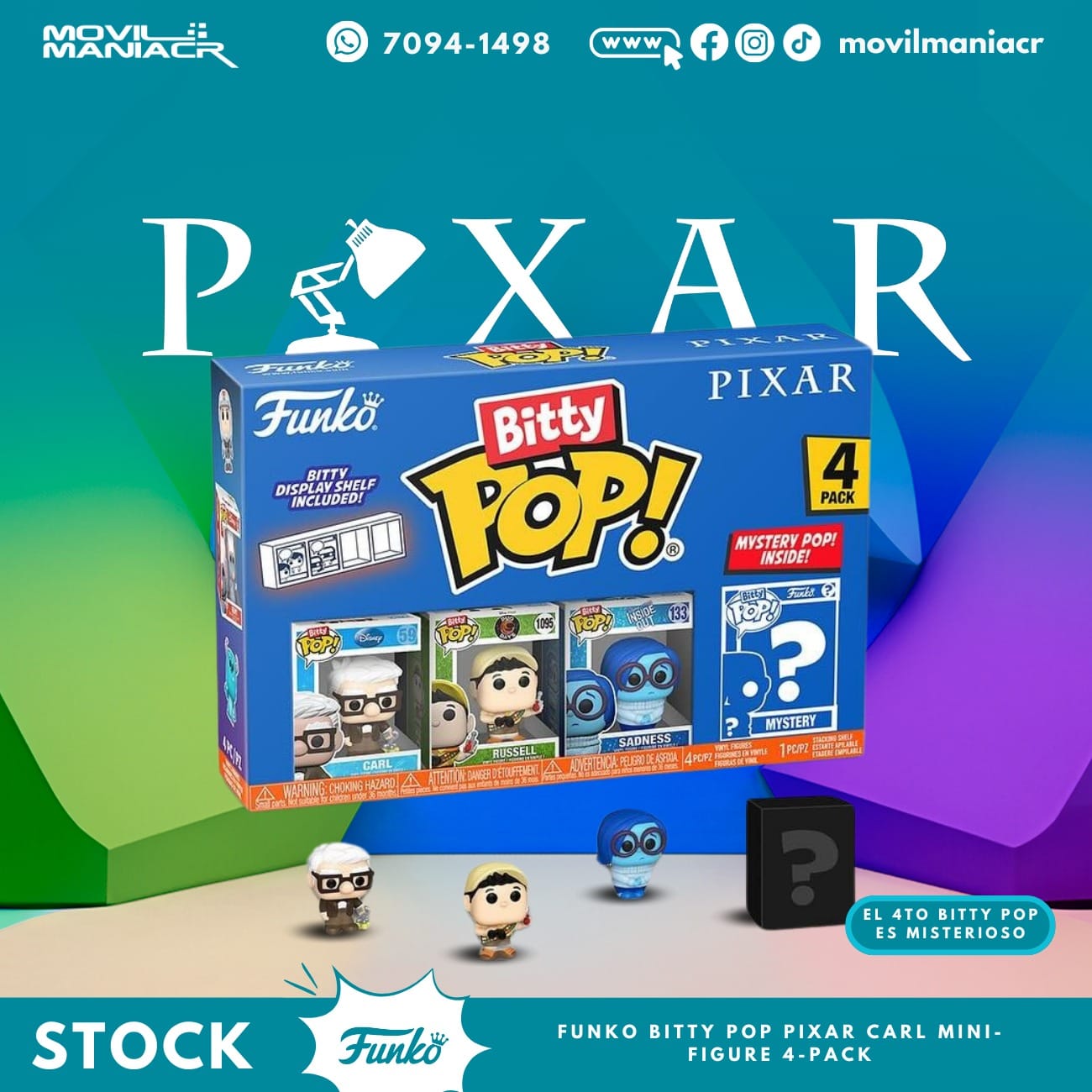 4-Pack Bitty Pop Pixar Up 1 4-Pack Bitty Pop Pixar Up