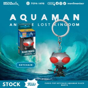 Funko Pop Aquaman and the Lost Kingdom Black Manta - Llavero (Stock) ¡Disponible Ahora!